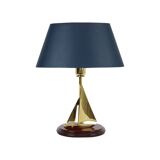 Brass Sailboat Table Lamp Maritime Lamp Hollywood Regency