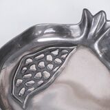 Metal platter, Italian design, 1960s, manufactured by Silea