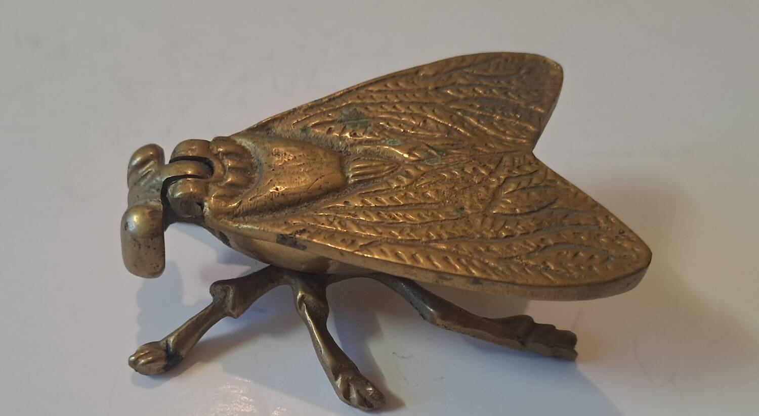 Brass fly ashtray
