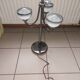 Vintage chromed metal table lamp used