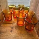 Duralex amber glasses