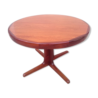 Table ronde style scandinave avec deux allonges