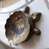 Vintage brass pocket tray in the shape of a turtle