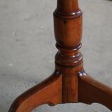 A Swedish folding table made of burl wood by Carl Hollst, Eskilstuna, 1787-1830.