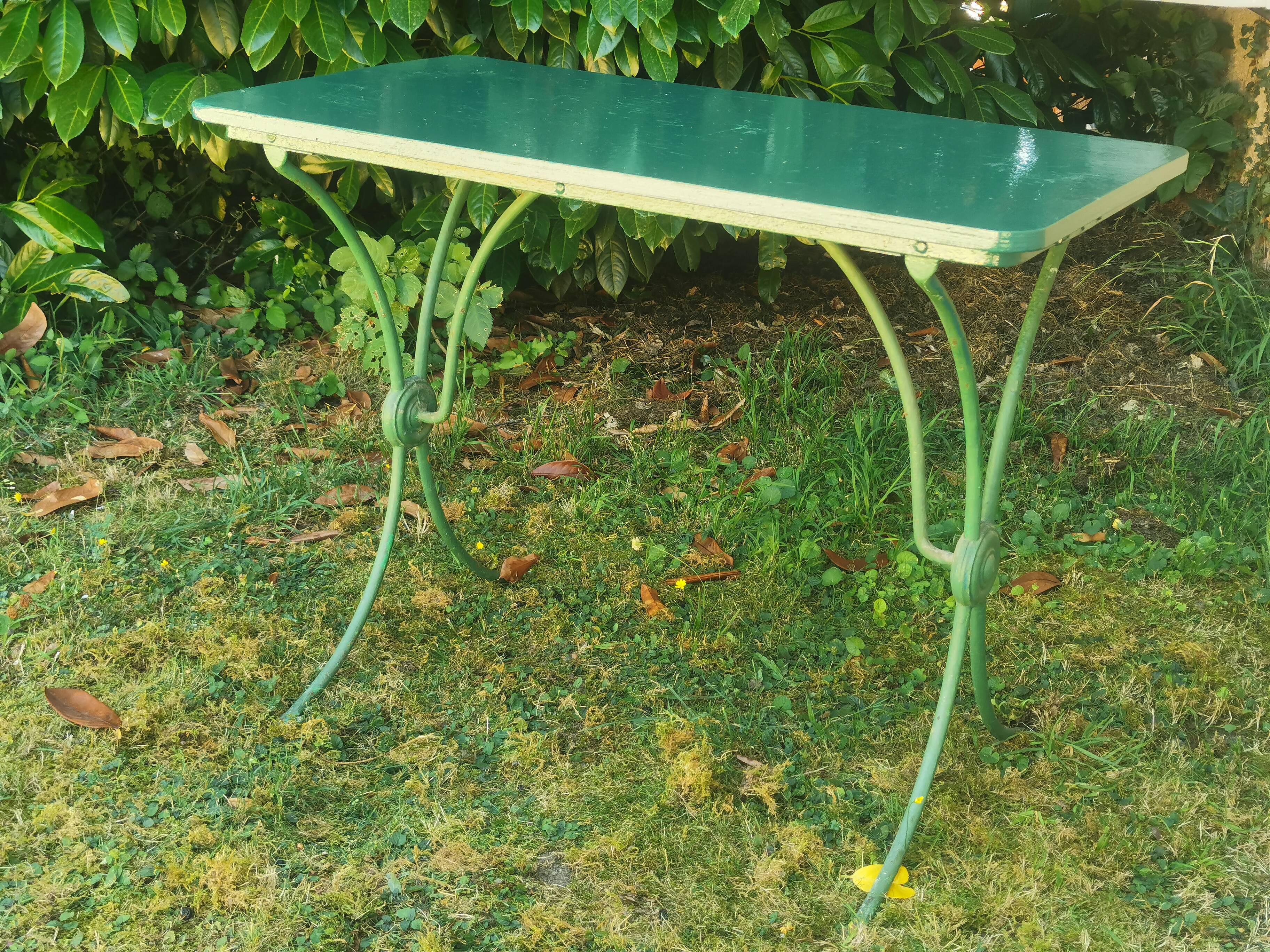 Table de jardin "vintage 50"