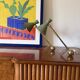 Ensemble de 2 lampes de table des années 50, attribuées à Stilnovo Milano Italie.