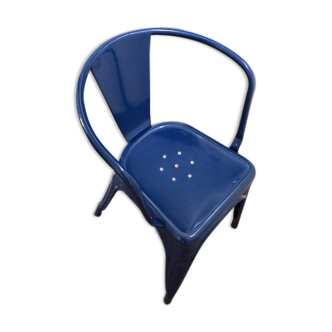 ToLIX a56 midnight blue steel chair