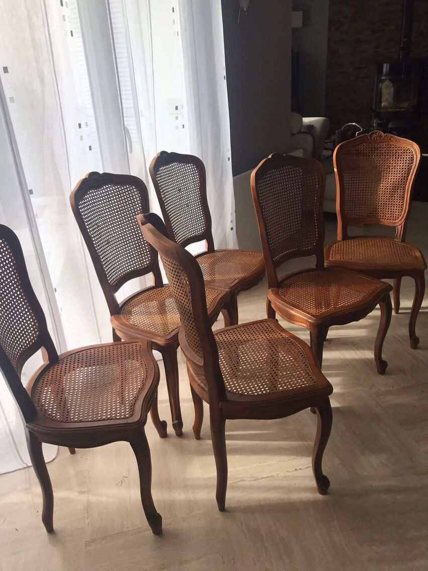 Chaises cannees style regence | Selency