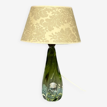 Val Saint Lambert. Solid crystal lamp with high lead content.