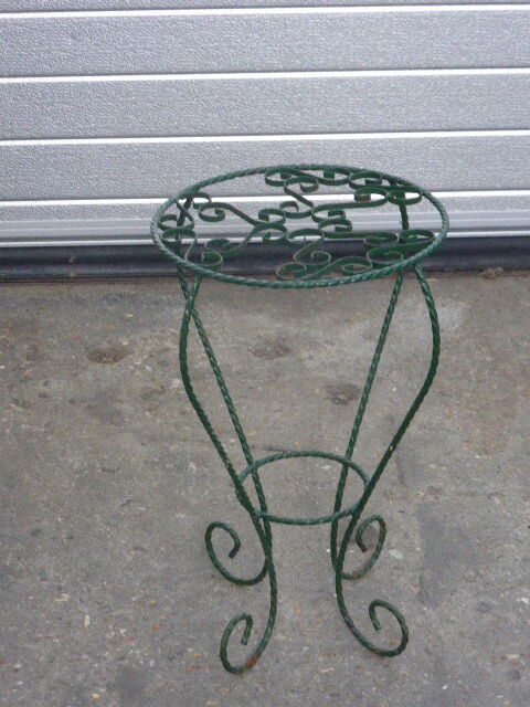 Charming metal plant holder 1950