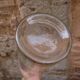 Glass pharmacy jar vase
