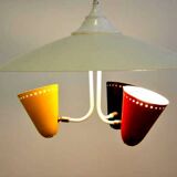 Pendant lamp from the 1950s by h. busquet for hala zeist