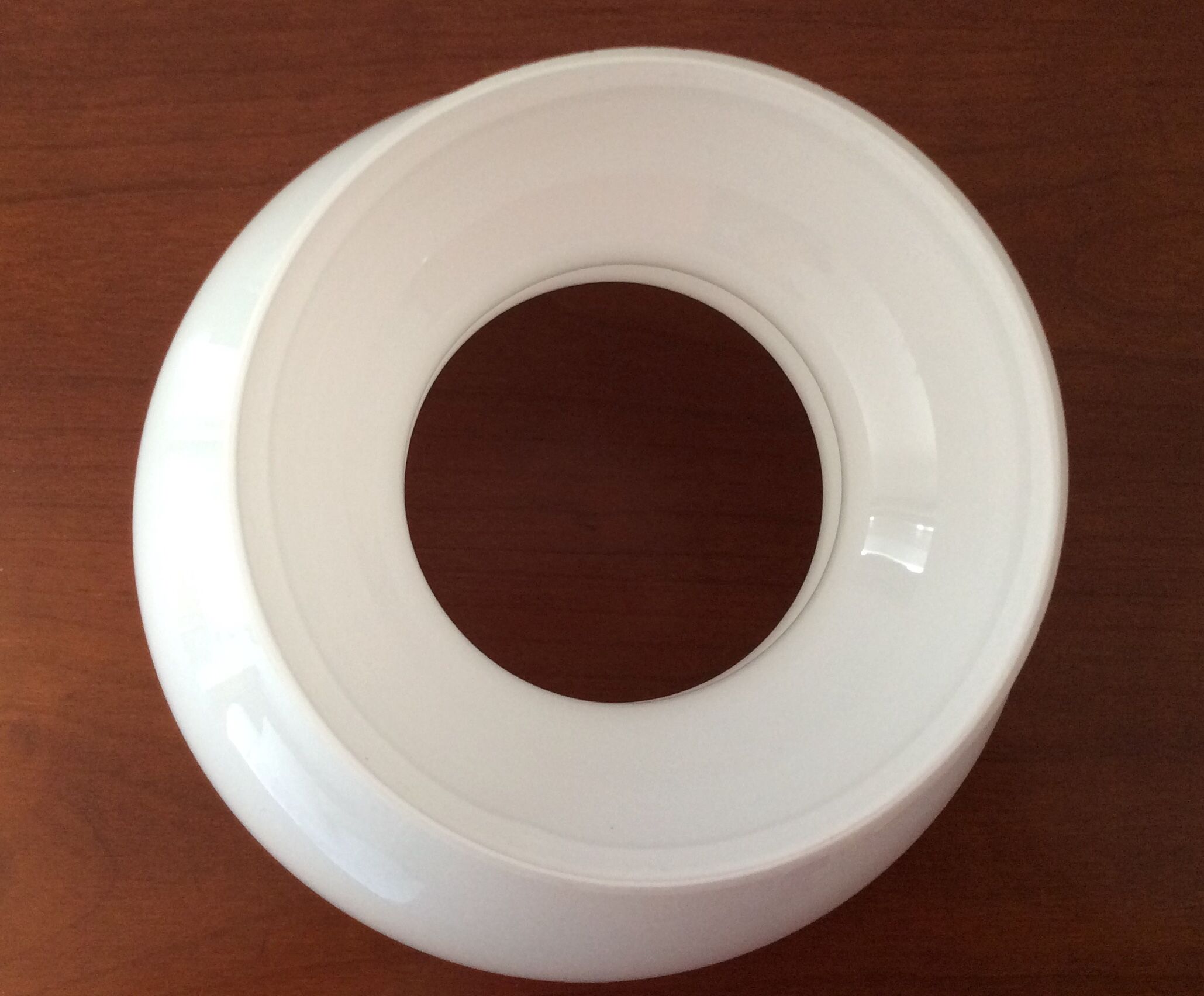 Globe opaline pour lampe ou suspension