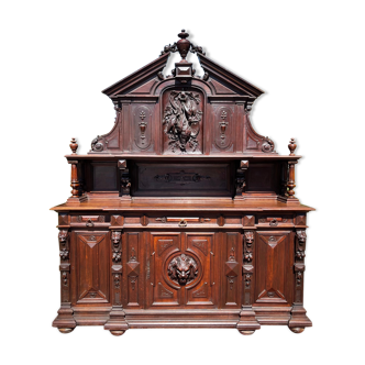 Hunting Buffet in Oak Renaissance Style