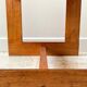 Geometric coffee table wood vintage honey