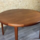 60s 70s Teak Dining Table Danish Modern Design Made in Denmark