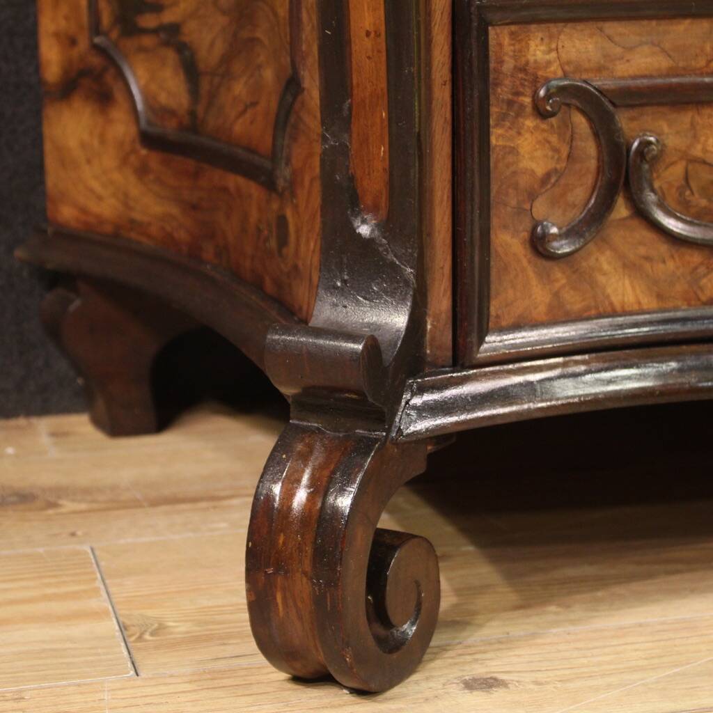 Grand trumeau lombard en bois du XXe siècle