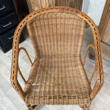 Fauteuil rotin