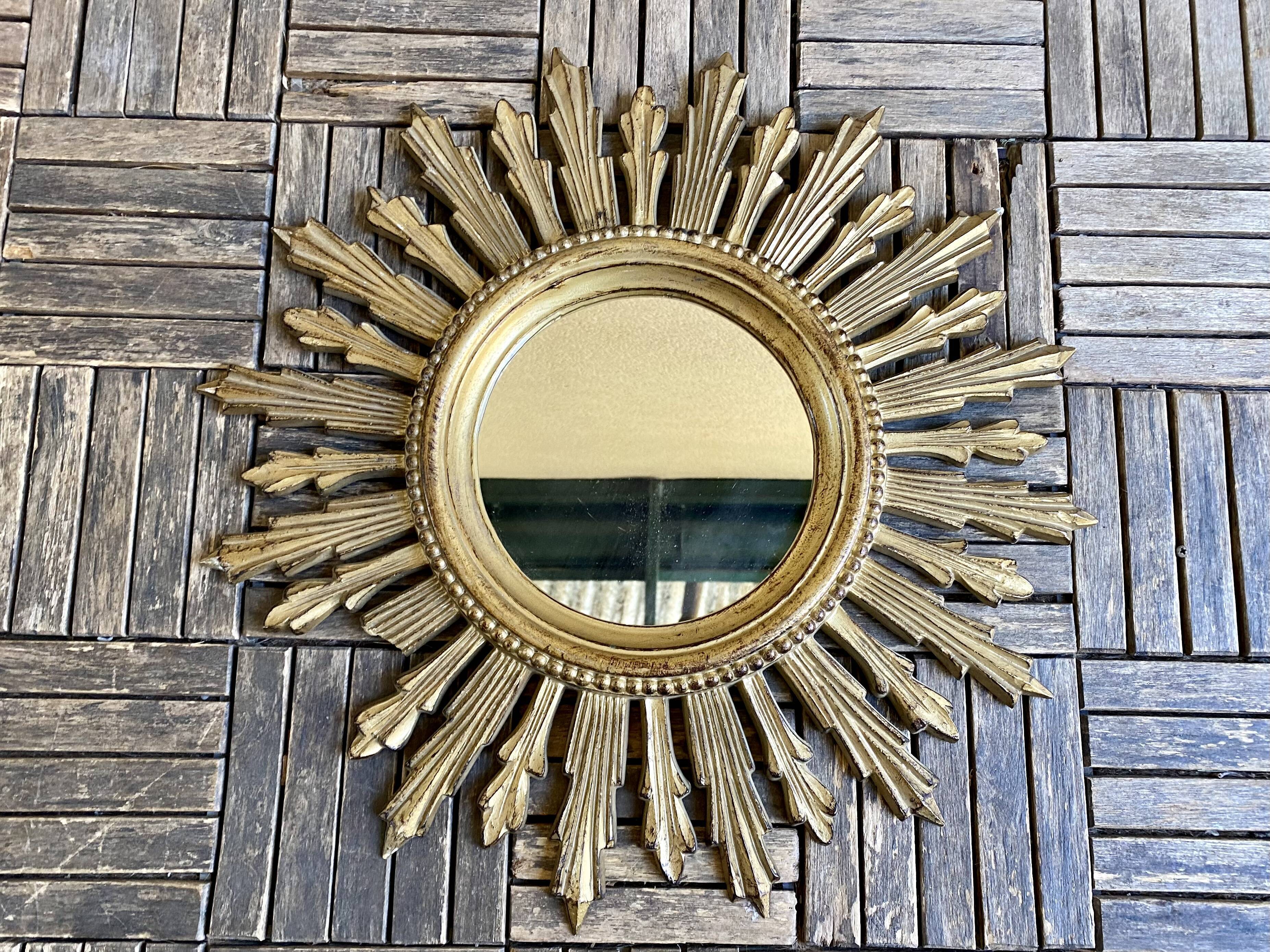 Mirror sun vintage italy 70