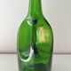 Green glass bottle