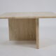 French travertine marble table set 1960