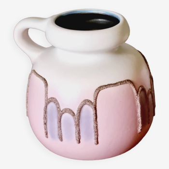 Fat lava vase German pink