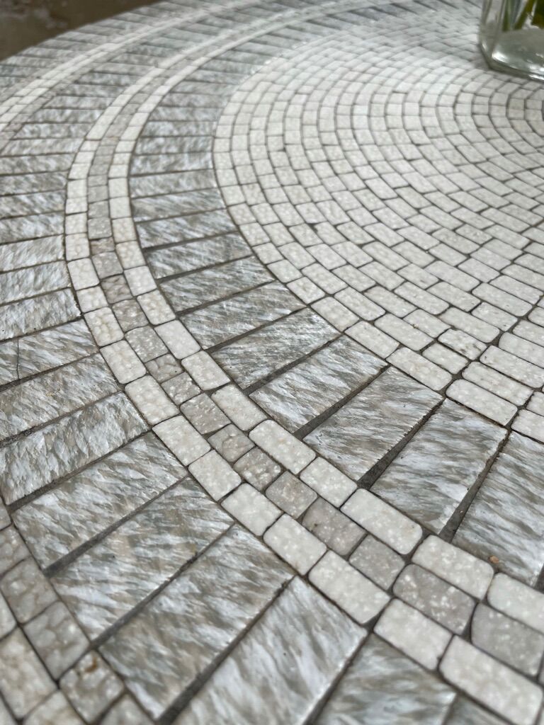 Heinz Lilienthal marble mosaic coffee table