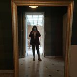 Louis Philippe pearl-gilded mirror in gold leaf, 133/177cm