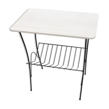 Side table magazines holder 70s