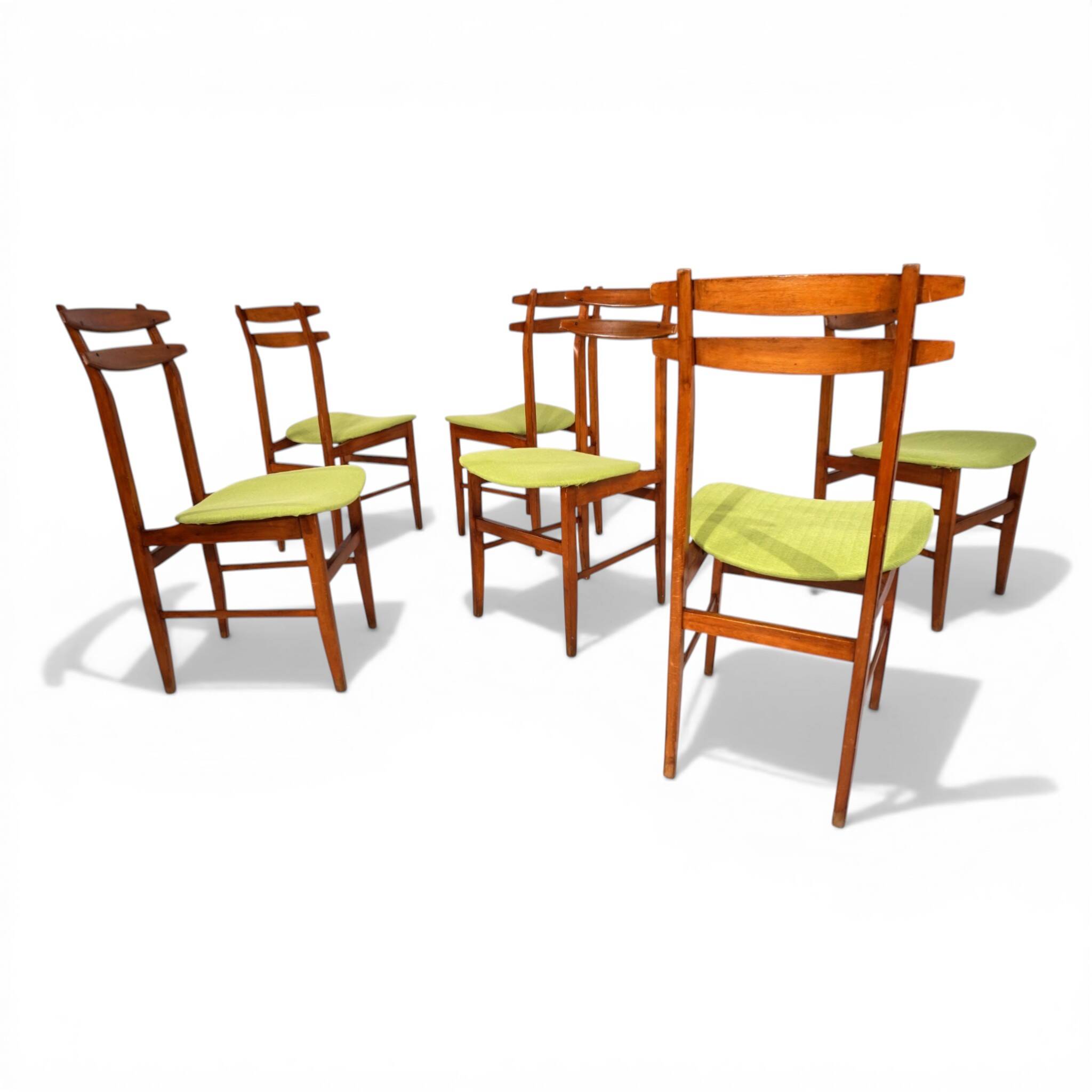 Set of 6 dining chairs by Amma Torino, 1960