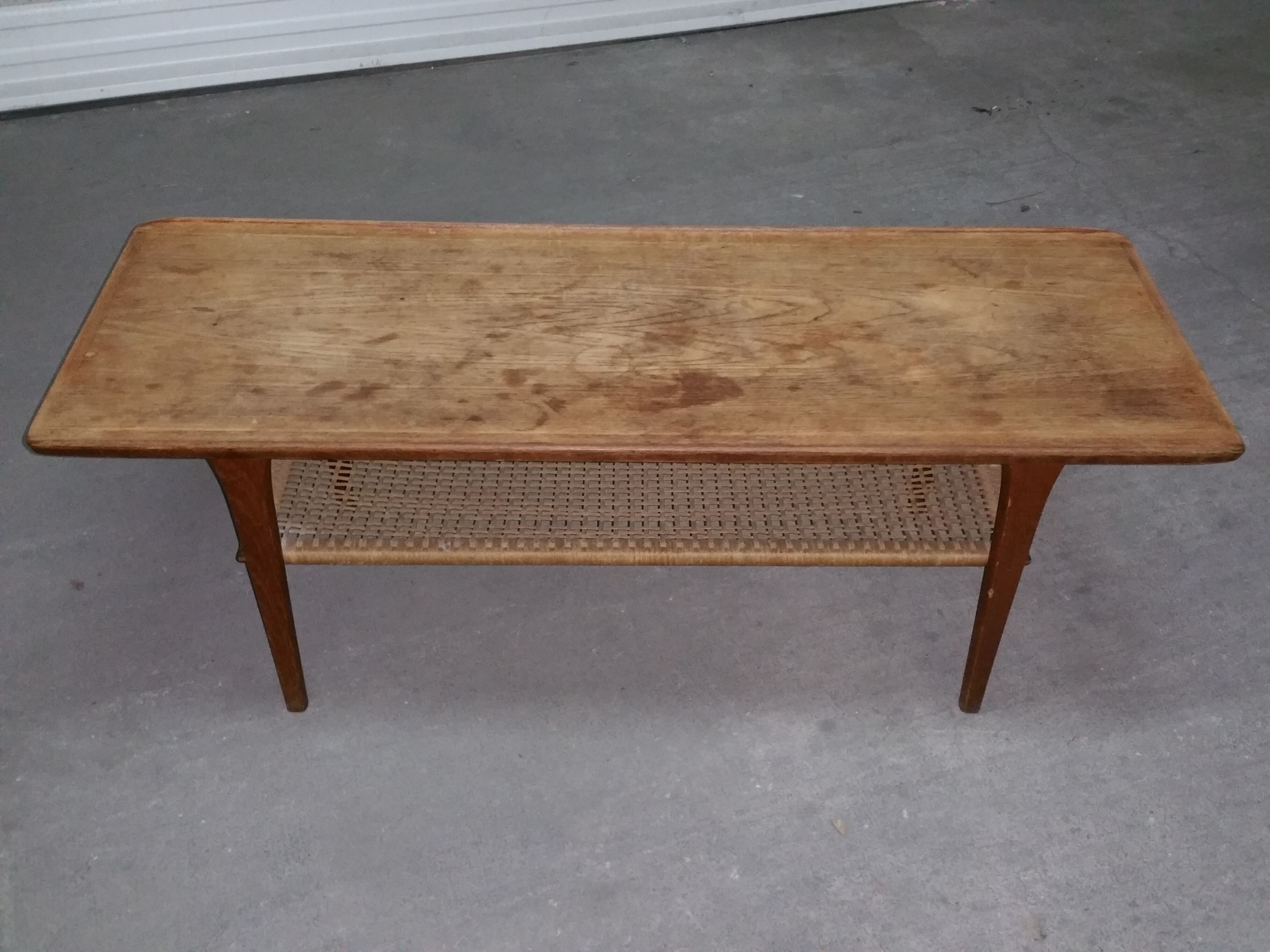 Scandinavian design teak coffee table Kurt Østervig
