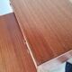 Scandinavian desk with tapered legs, vintage.