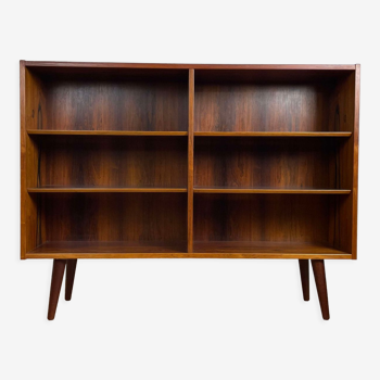 Vintage Scandinavian rosewood bookcase by Poul Hundevad, 60s