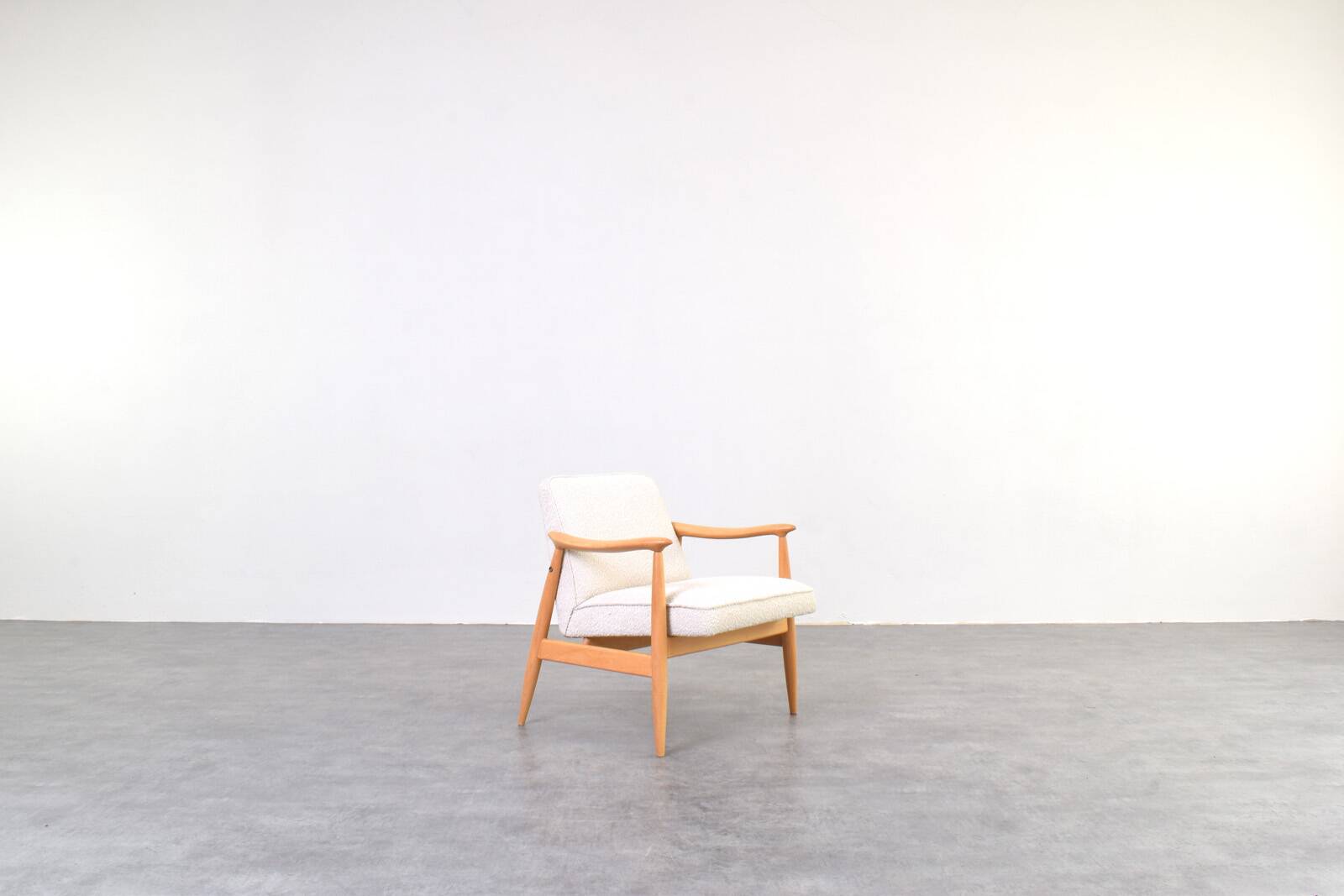 Mid-Century lounge chairs by J. Kędziorek, 1960s, set of 2.