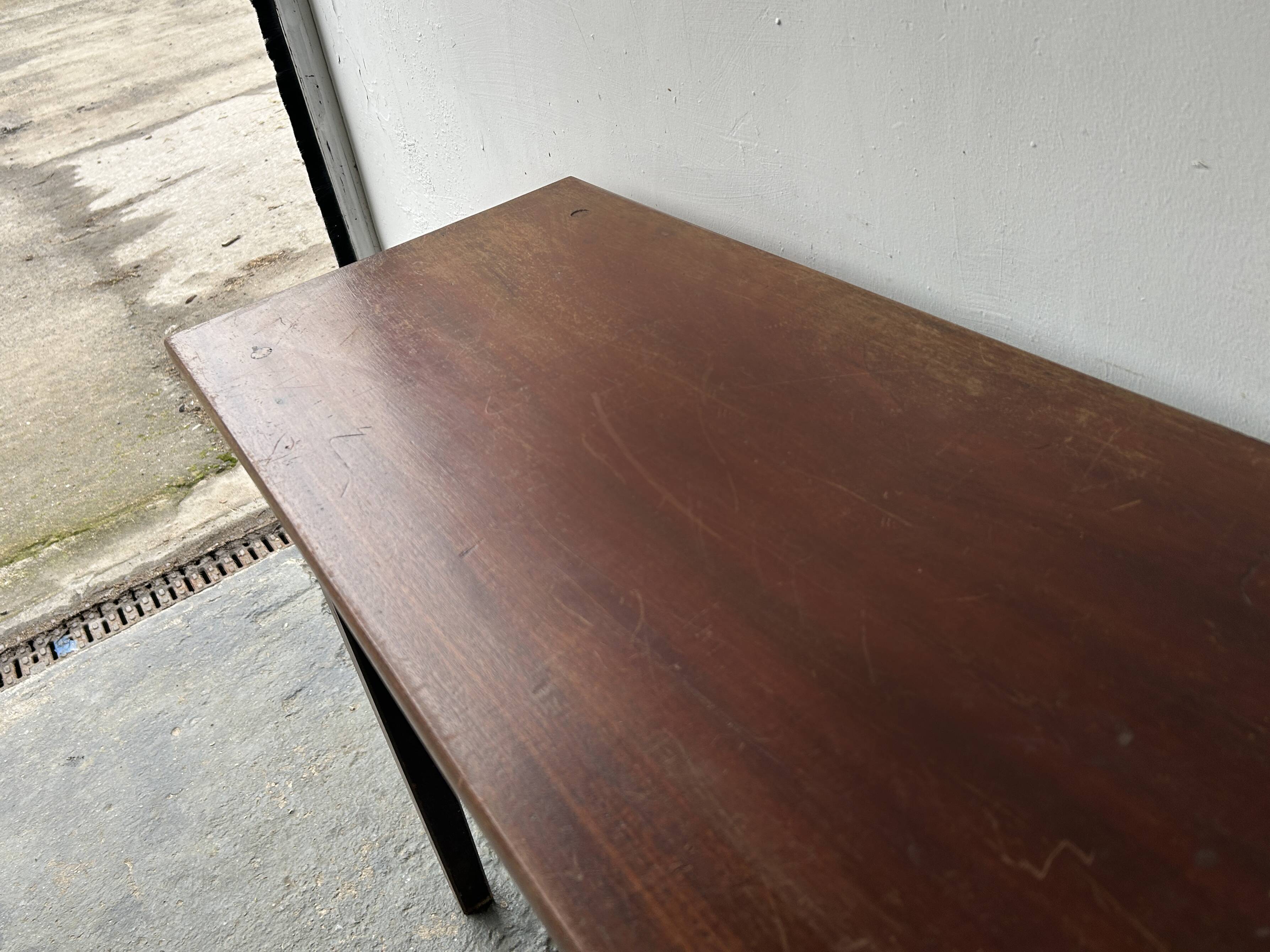 Edwardian solid wood side / console table circa 1880–1910