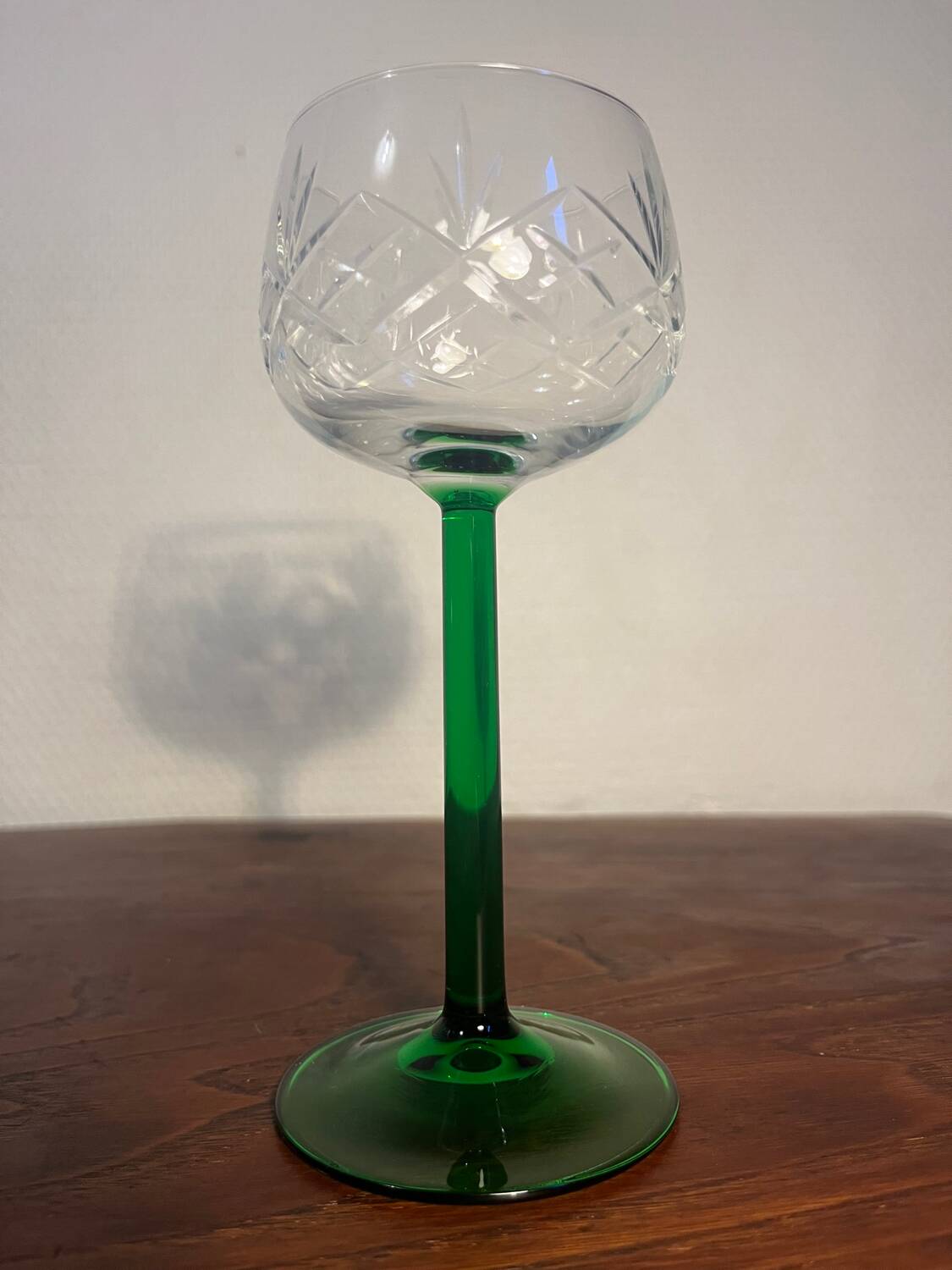 Low Rhine wine glass stemmed glass DLG baccarat