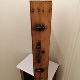 Wooden suitcase for old deco