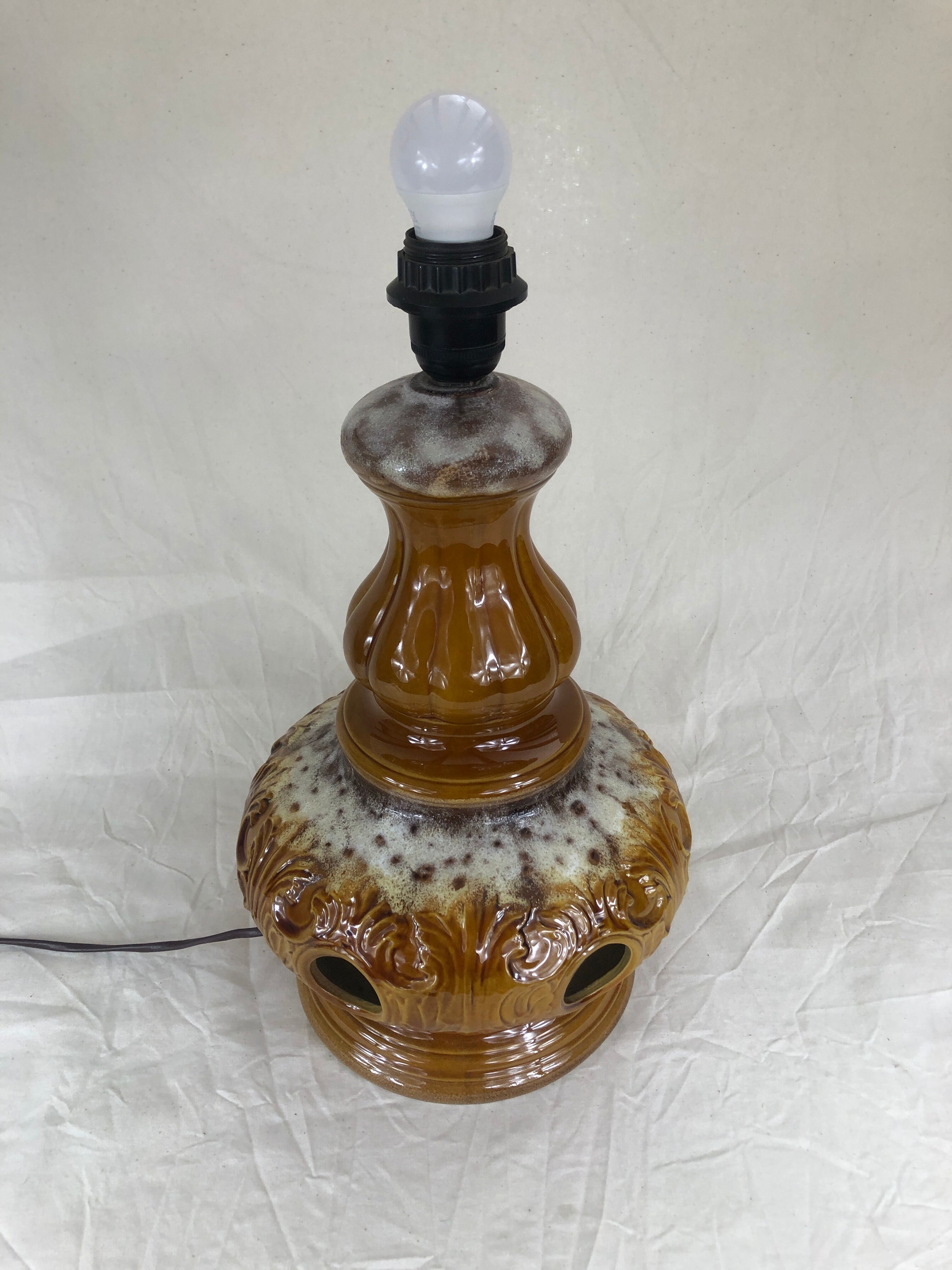 Table lamp West Germany style, ceramic