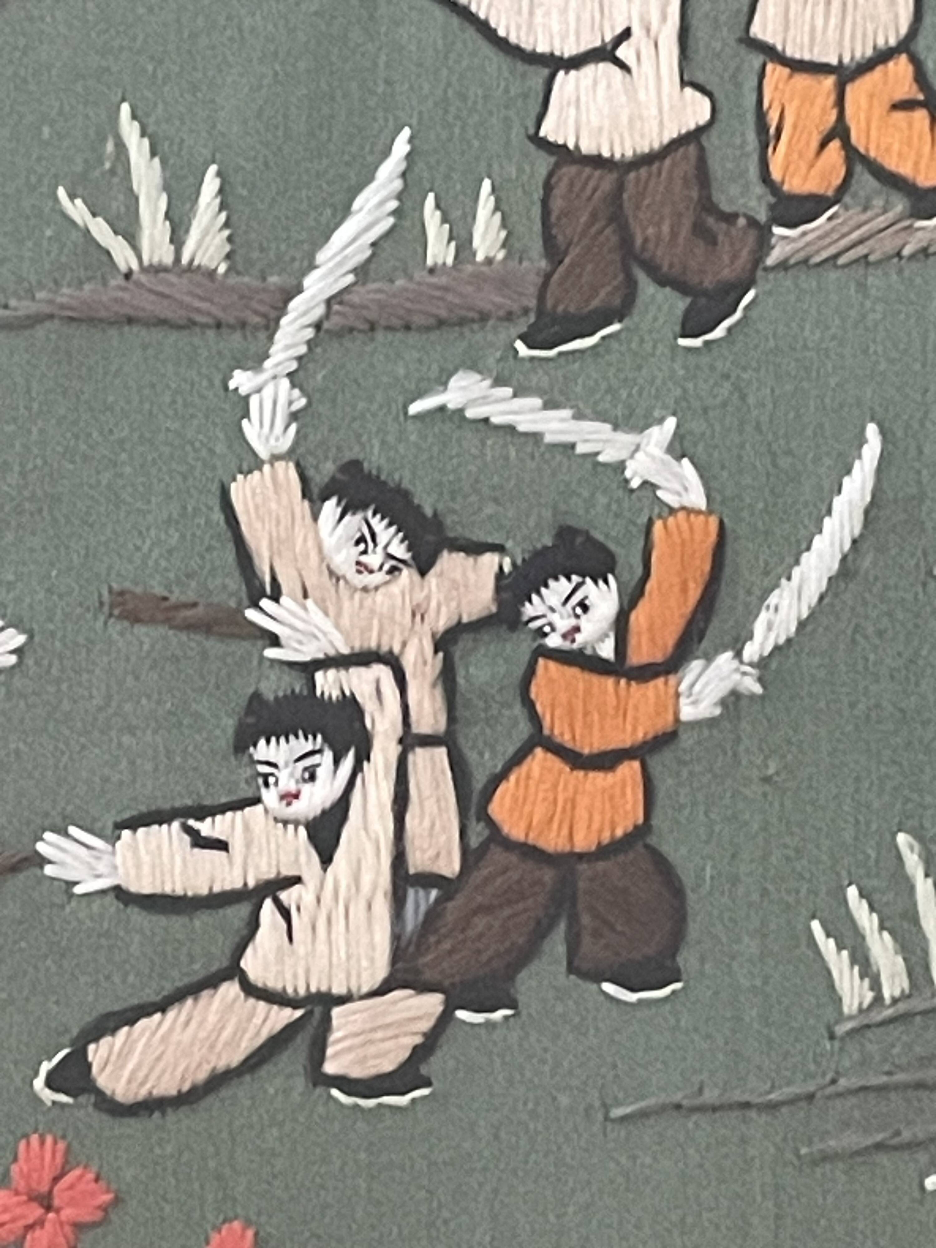 Hand-embroidered Chinese tapestry