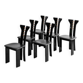 Set 6  chaises 80