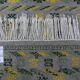 Flat-woven grey and yellow Margoum Nomad kilim rug