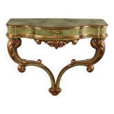 Console à abattants en bois sculpté du XIXe siècle