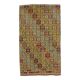 Yellow Handwoven Vintage Turkish Wool Flatweave Kilim Rug 118x200