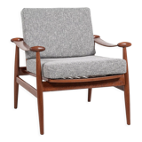 Midcentury Danish Spade Chair in teak by Finn Juhl for France & Søn 1960s