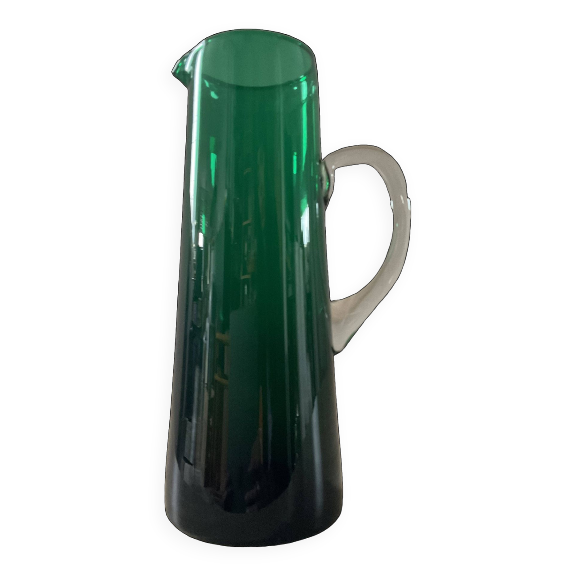 Vintage glass paste pitcher