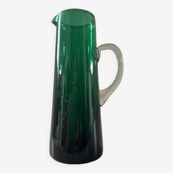 Vintage glass paste pitcher