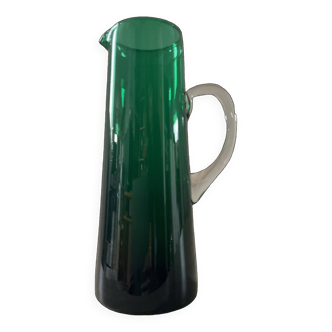 Vintage glass paste pitcher