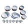 Porcelain tableware service Bareuther, 75 pieces with forget-me-not decoration.