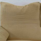 Set (2) Cassina Maralunga Sofas in beige Bouchlé-Fabrics by Vico Magistrett