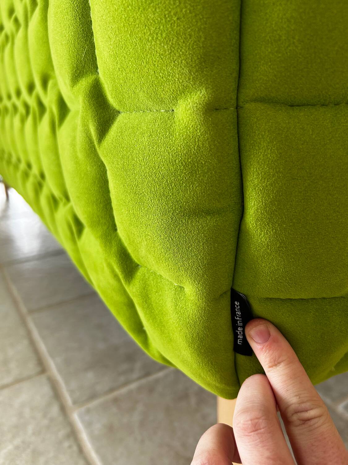 Ruché Sofa Ligne Roset lime green
